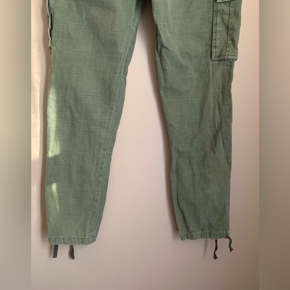 Koto Slim Fit Green Army Cargo Pants, military - Picture 9 of 15
